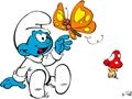 Smurfs সঙ্গে রং অনলাইনে খেলা